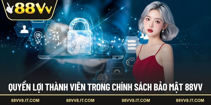 Quyền lợi thành viên trong chính sách bảo mật 88VV